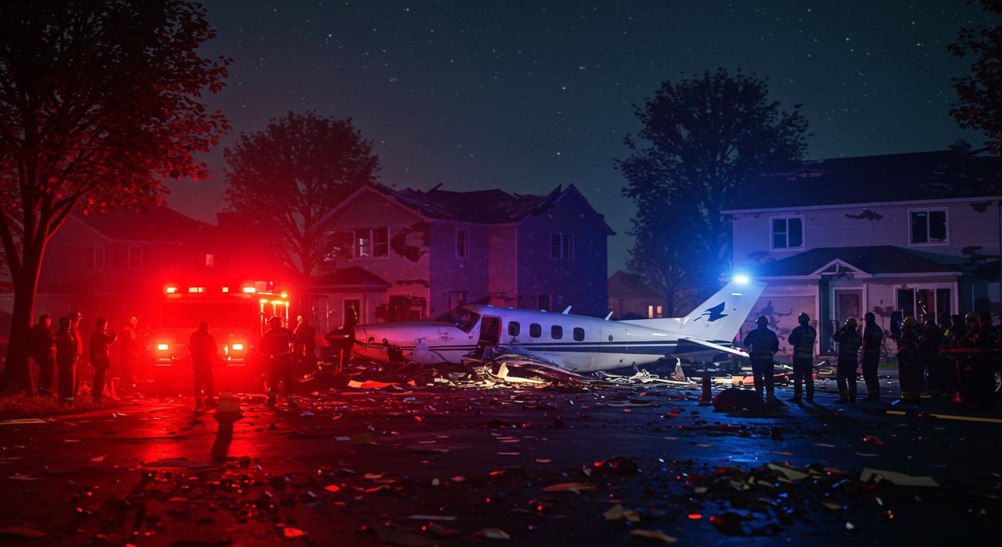 Crash d’un avion privé à San Diego : plusieurs morts, maisons endommagées. Découvrez les détails de cette tragédie nocturne et ses impacts.