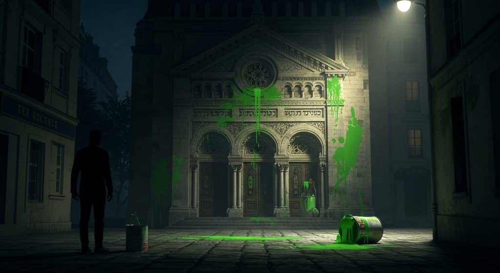Actes Antisémites à Paris : Une Vague de Peinture Verte