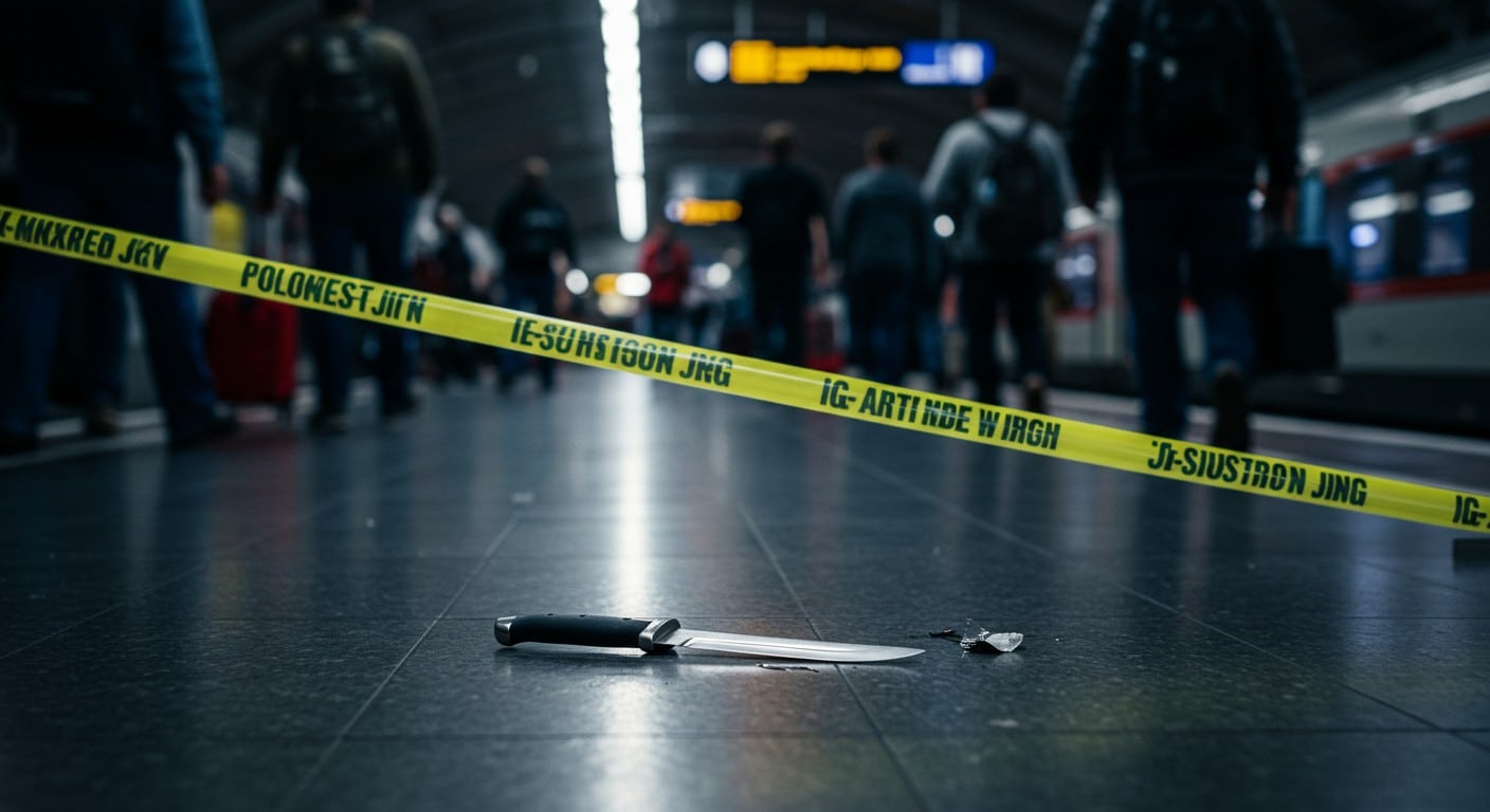 Une attaque au couteau à la gare de Hambourg blesse 17 personnes. Une femme de 39 ans arrêtée. Quels sont les motifs ? Enquête en cours.