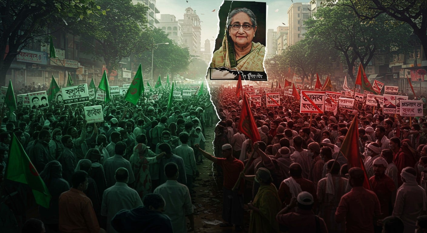Le Bangladesh interdit la Ligue Awami, parti historique. Justice pour les victimes ou atteinte à la démocratie ? Découvrez les enjeux d’une décision explosive.