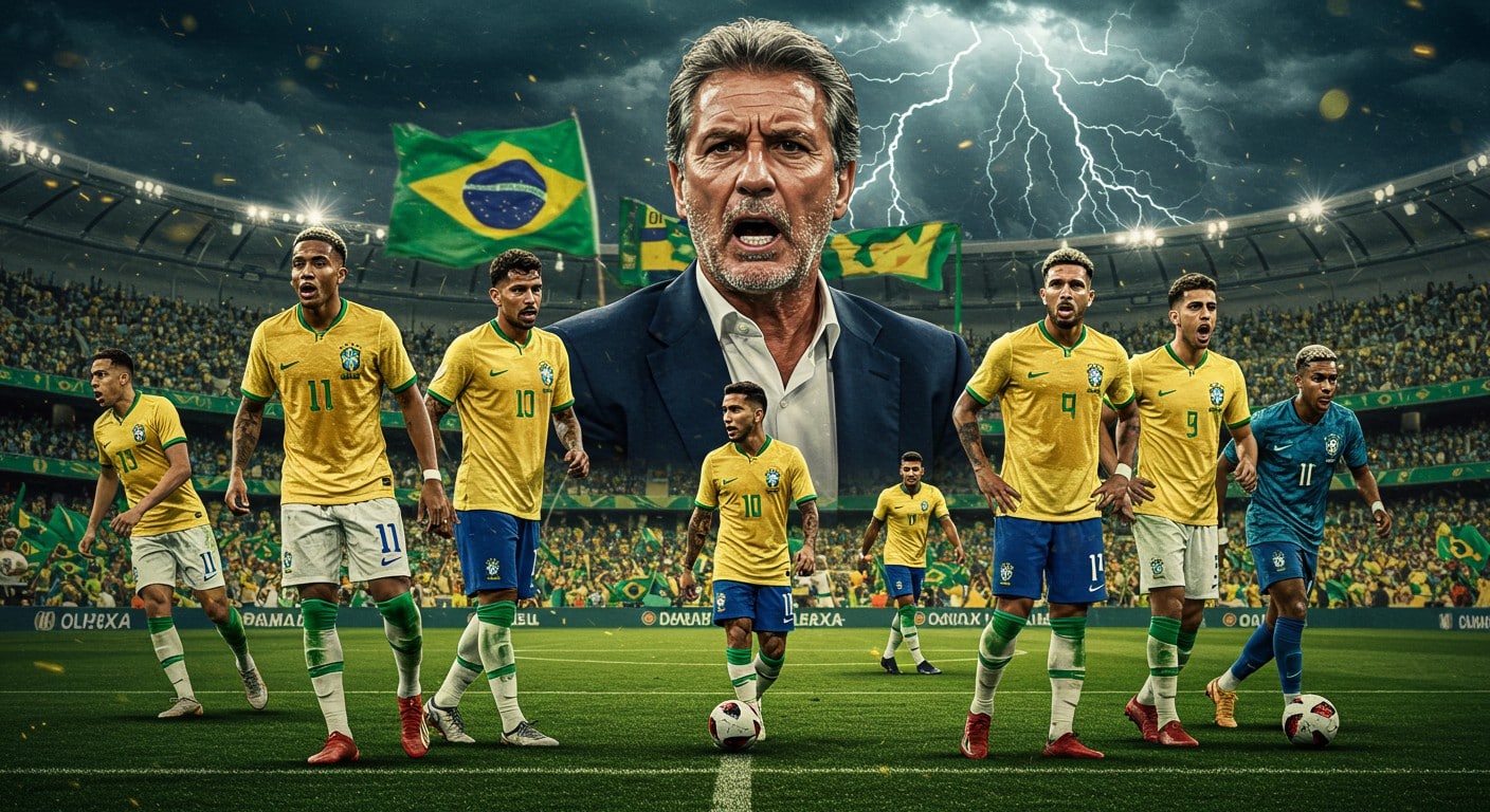 Ancelotti prend les rênes de la Seleção brésilienne. Entre résultats décevants et scepticisme, peut-il ramener le Brésil au sommet ? Découvrez ses défis !