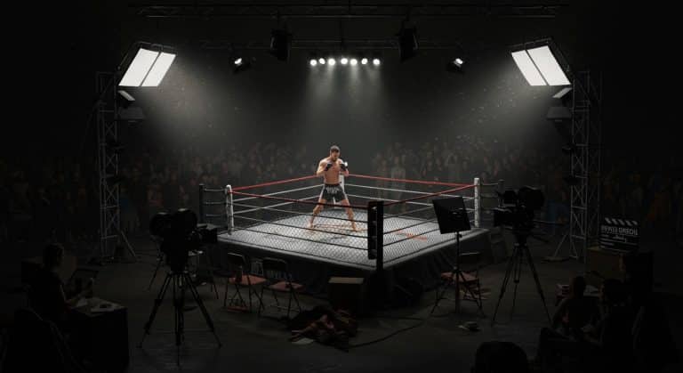 Ciryl Gane Brille dans K.O. : Du MMA au Cinéma