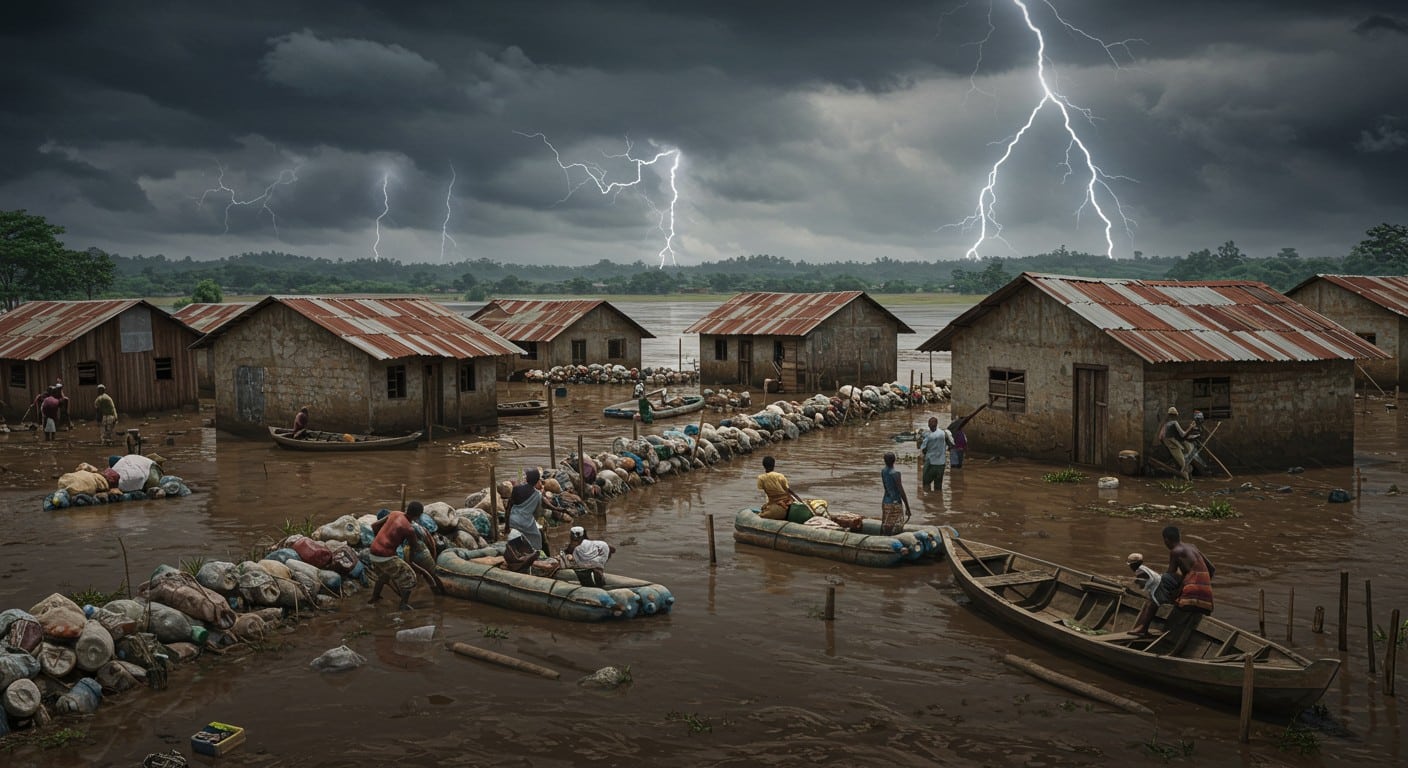 Les crues du lac Tanganyika submergent Gatumba, Burundi, déplaçant des milliers de personnes. Découvrez leurs luttes et l’impact du climat. Lisez la suite !