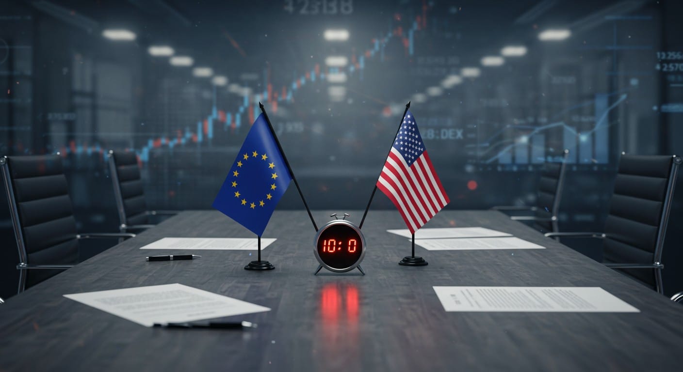 Les négociations UE-USA sur les droits de douane s’intensifient après l’appel Trump-Von der Leyen. Une trêve jusqu’au 9 juillet ? Découvrez les enjeux.