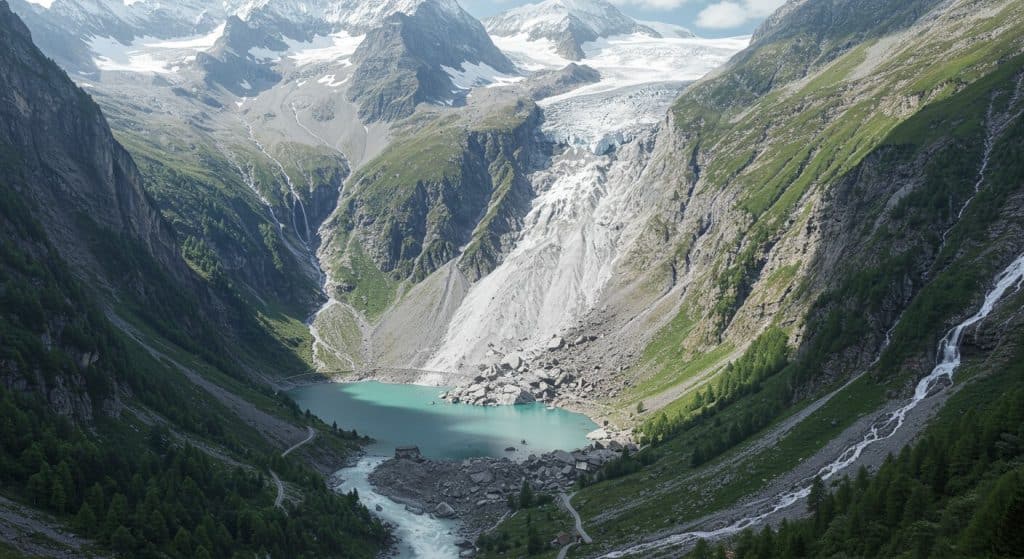 Éboulement en Suisse : Alerte dans le Lötschental