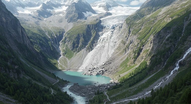 Éboulement en Suisse : Alerte dans le Lötschental