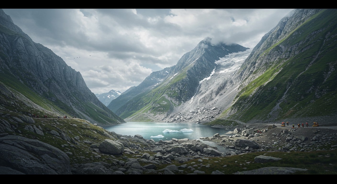 Un éboulement dévaste un village suisse, mais la menace d’inondation s’éloigne. Découvrez les détails et les mesures prises. Lisez la suite !