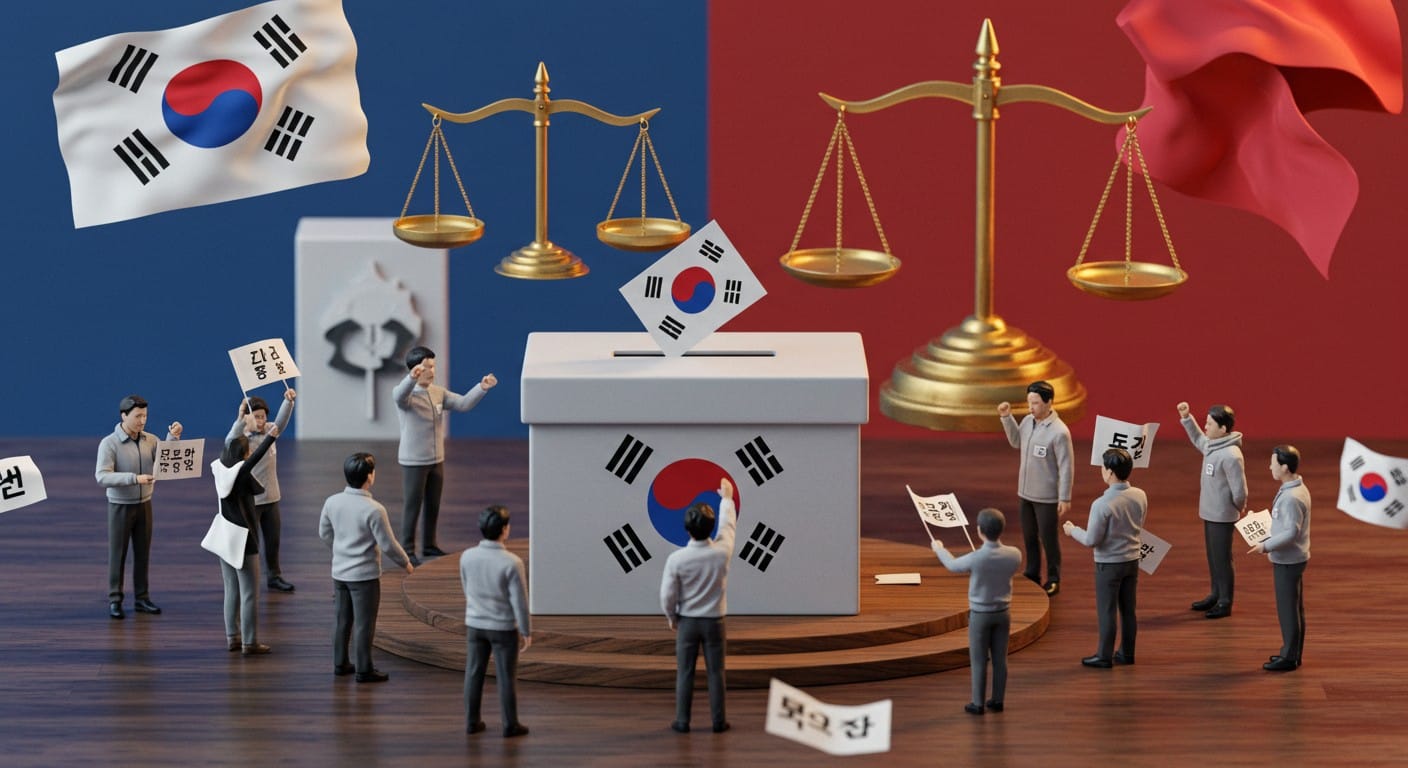Le vote anticipé bat des records en Corée du Sud pour l’élection présidentielle 2025, après la destitution de Yoon Suk Yeol. Qui l’emportera ?