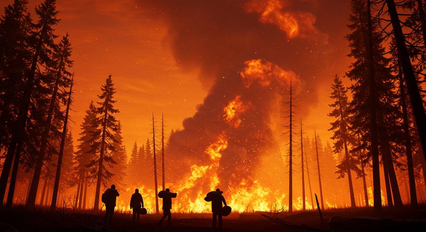Feux de forêt au Manitoba : 17 000 évacués, urgence déclarée. Découvrez l'impact du changement climatique et les défis des habitants.