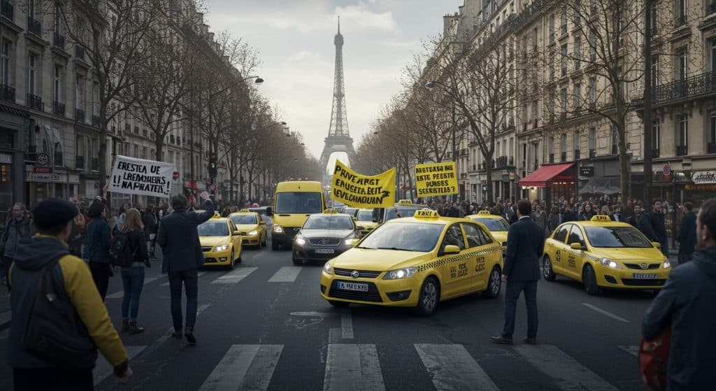 France : Taxis Contre VTC, La Bataille S’Intensifie