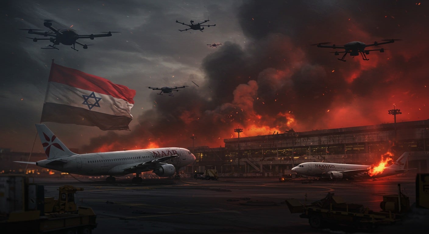 Frappes israéliennes sur l'aéroport de Sanaa : les Houthis ripostent. Découvrez les enjeux de ce conflit explosif au Yémen et ses impacts mondiaux.