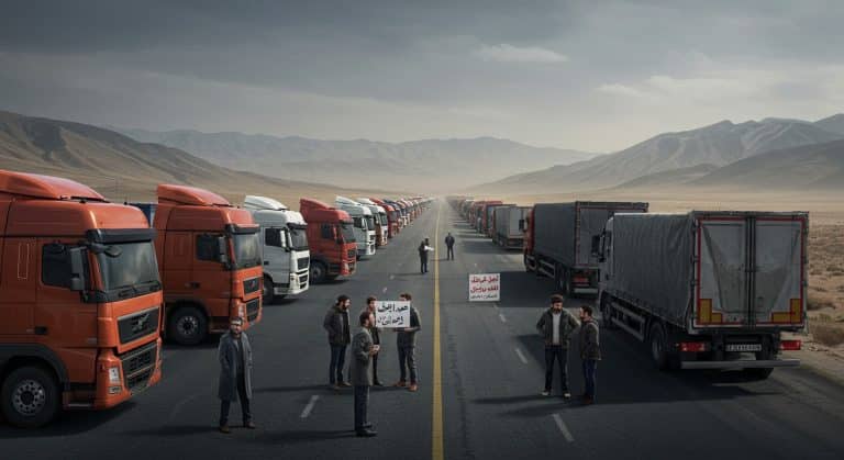 Grève des Camionneurs en Iran : Un Mouvement d’Ampleur