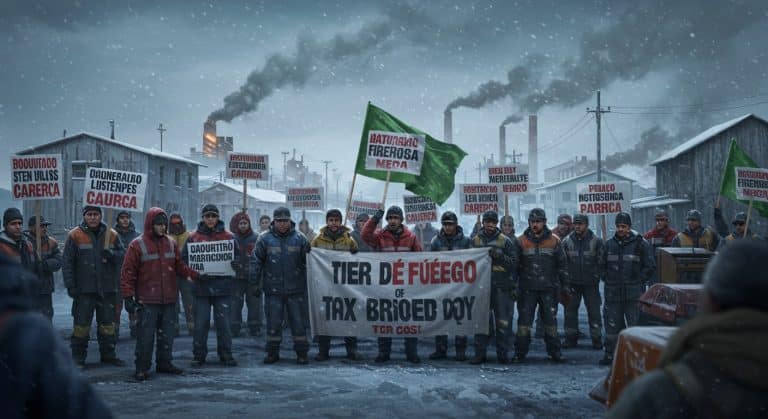 Grève en Terre de Feu : Le Combat pour l’Économie Locale