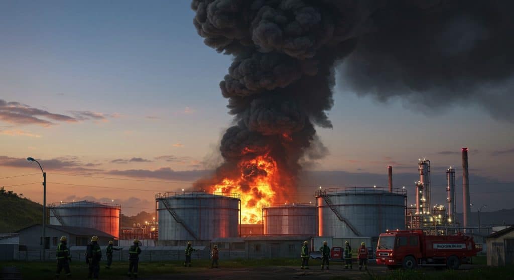 Incendie en Équateur : Raffinerie d’Esmeraldas à l’Arrêt