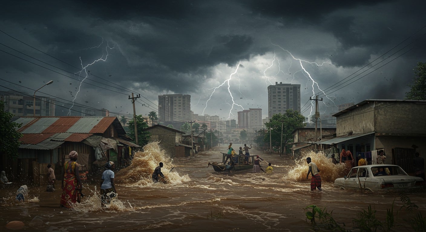 Inondations dévastatrices au Nigeria : 25 morts, des milliers touchés. Découvrez les impacts et les enjeux humanitaires dans cet article poignant.