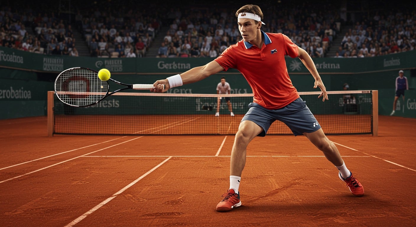 Découvrez Jakub Mensik, la pépite tchèque du tennis qui éblouit à 19 ans. Son parcours, sa passion et son potentiel pour le top 10 mondial !