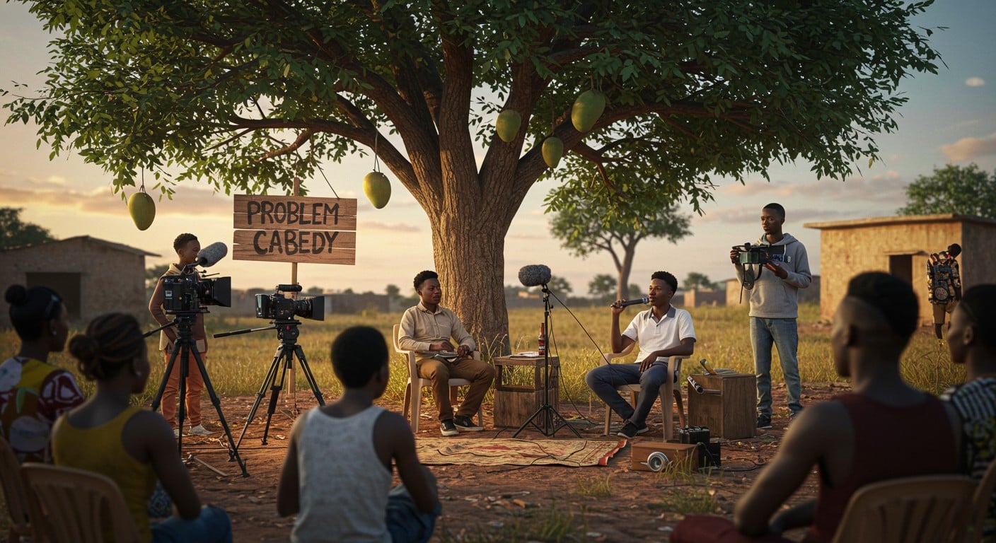 Découvrez l'essor de l'humour en Centrafrique, entre défis numériques et rêves de gloire. Une nouvelle génération d'humoristes repousse les limites !