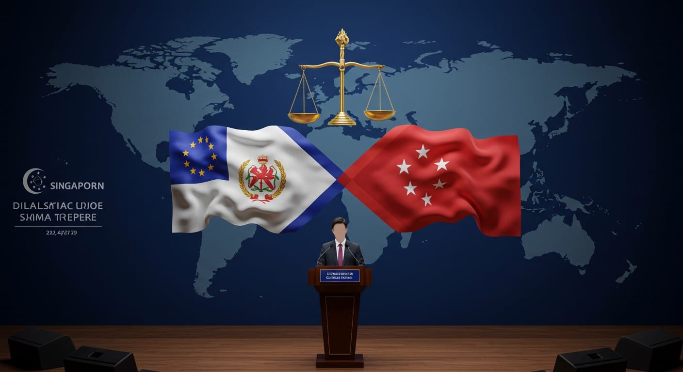 Macron appelle à des coalitions pour un ordre mondial basé sur le droit face aux superpuissances, à Singapour. Une vision audacieuse pour l’Asie et l’Europe.