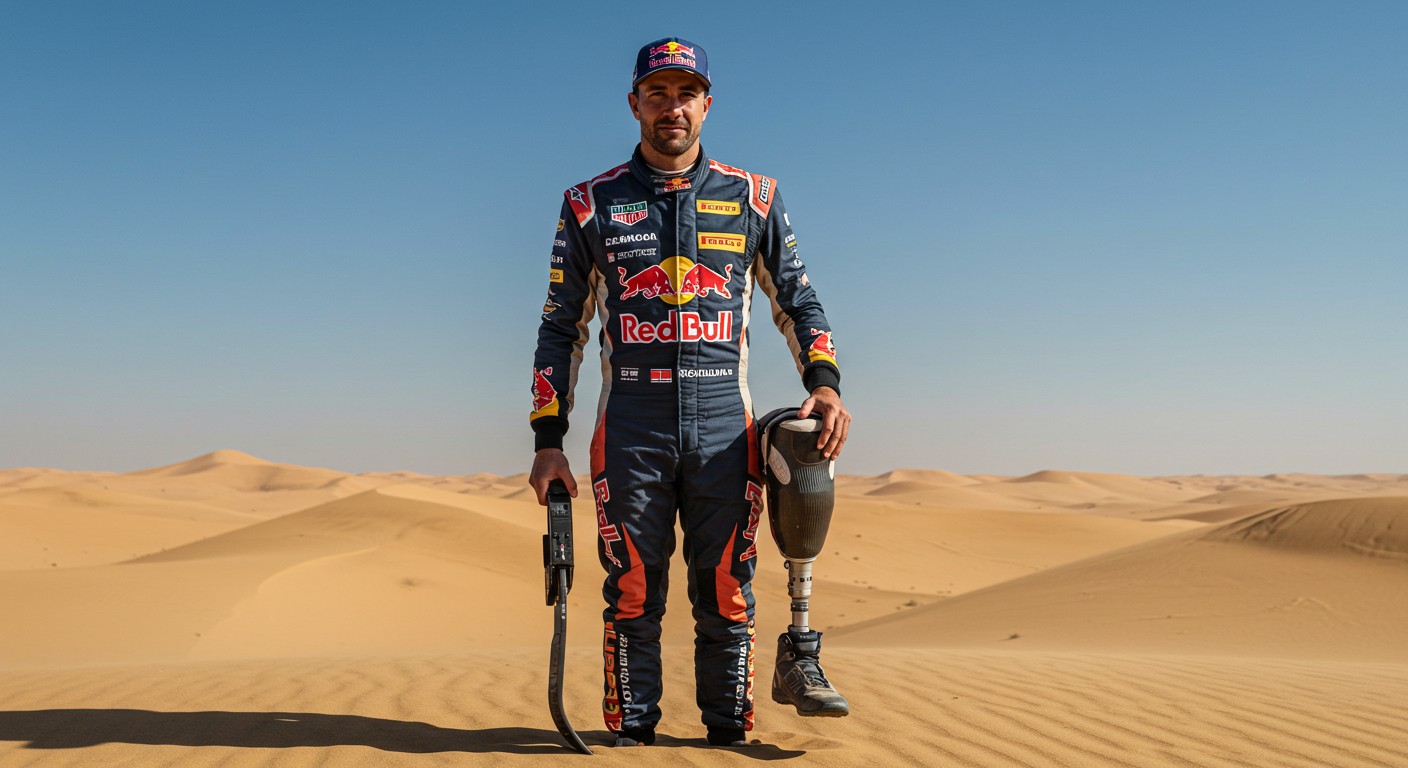 Mathieu Baumel, quadruple vainqueur du Dakar, surmonte son amputation pour viser le Dakar 2026. Découvrez son parcours inspirant et sa rééducation.