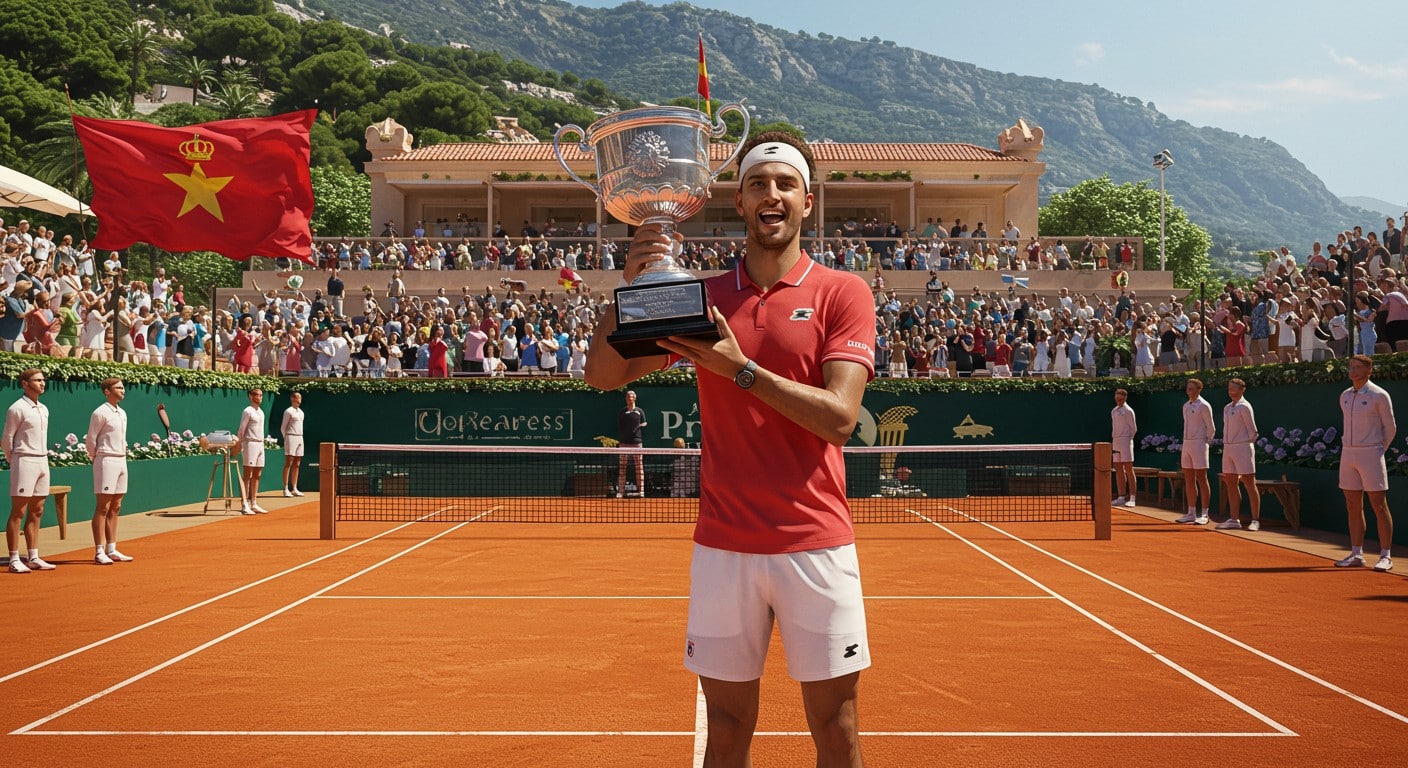Romain Arneodo, premier Monégasque à gagner Monte-Carlo en double, vise Roland-Garros. Découvrez son parcours inspirant !