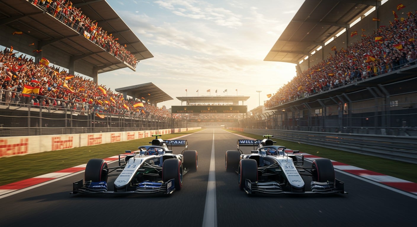 Sainz brille chez Williams, Alonso patiente chez Aston Martin. Les pilotes espagnols optimistes pour le GP d’Espagne. Découvrez leurs ambitions !