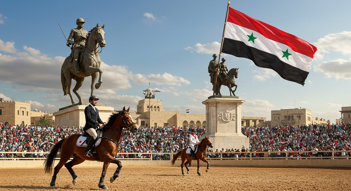 En Syrie, l'équitation, autrefois monopole des Assad, s'ouvre à tous. Découvrez comment les cavaliers réalisent leurs rêves dans un sport libéré.