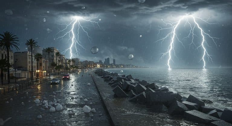Tempête de Grêle à Alexandrie : Un Phénomène Inédit