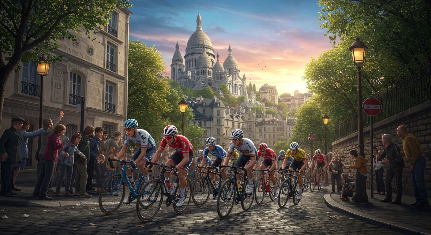 Découvrez le final inédit du Tour de France 2025 avec trois ascensions de Montmartre avant les Champs-Élysées. Un parcours spectaculaire inspiré des JO !
