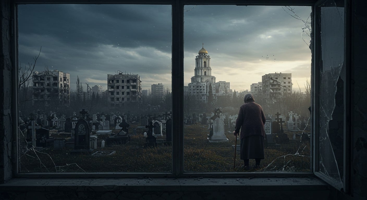 Dans l'Est ukrainien, des habitants s'accrochent à leurs foyers dévastés par la guerre. Découvrez leurs histoires de résilience et de survie.