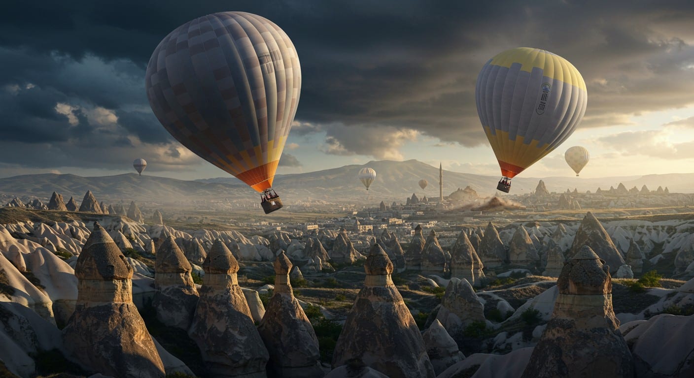 Accident tragique en montgolfière près de la Cappadoce : un mort, 12 blessés. Découvrez les causes et les impacts de ce drame touristique.