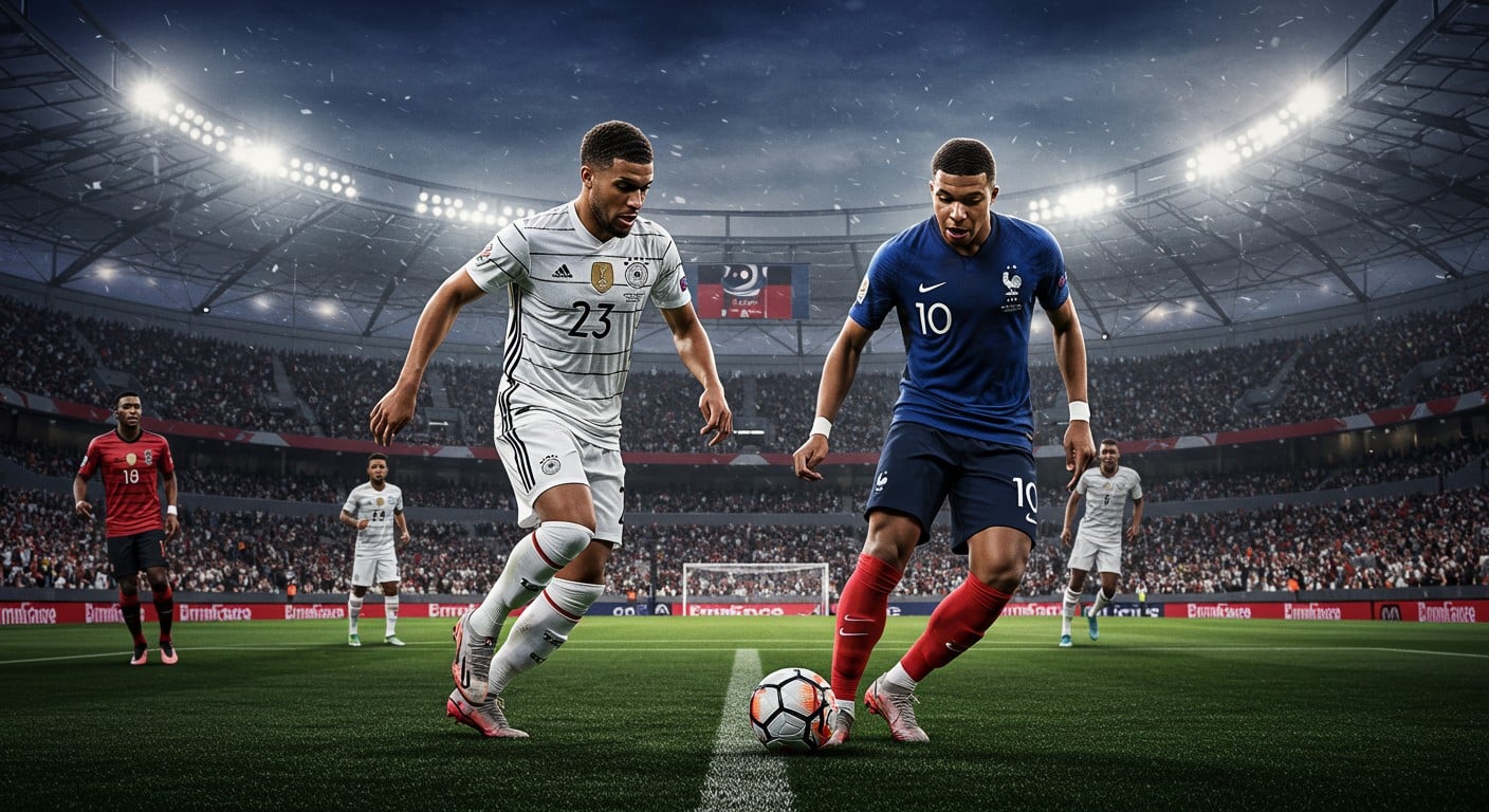 Les Bleus affrontent l'Allemagne pour la 3e place de la Ligue des Nations. Suivez ce match crucial avec Mbappé et Cherki. Qui l'emportera ?