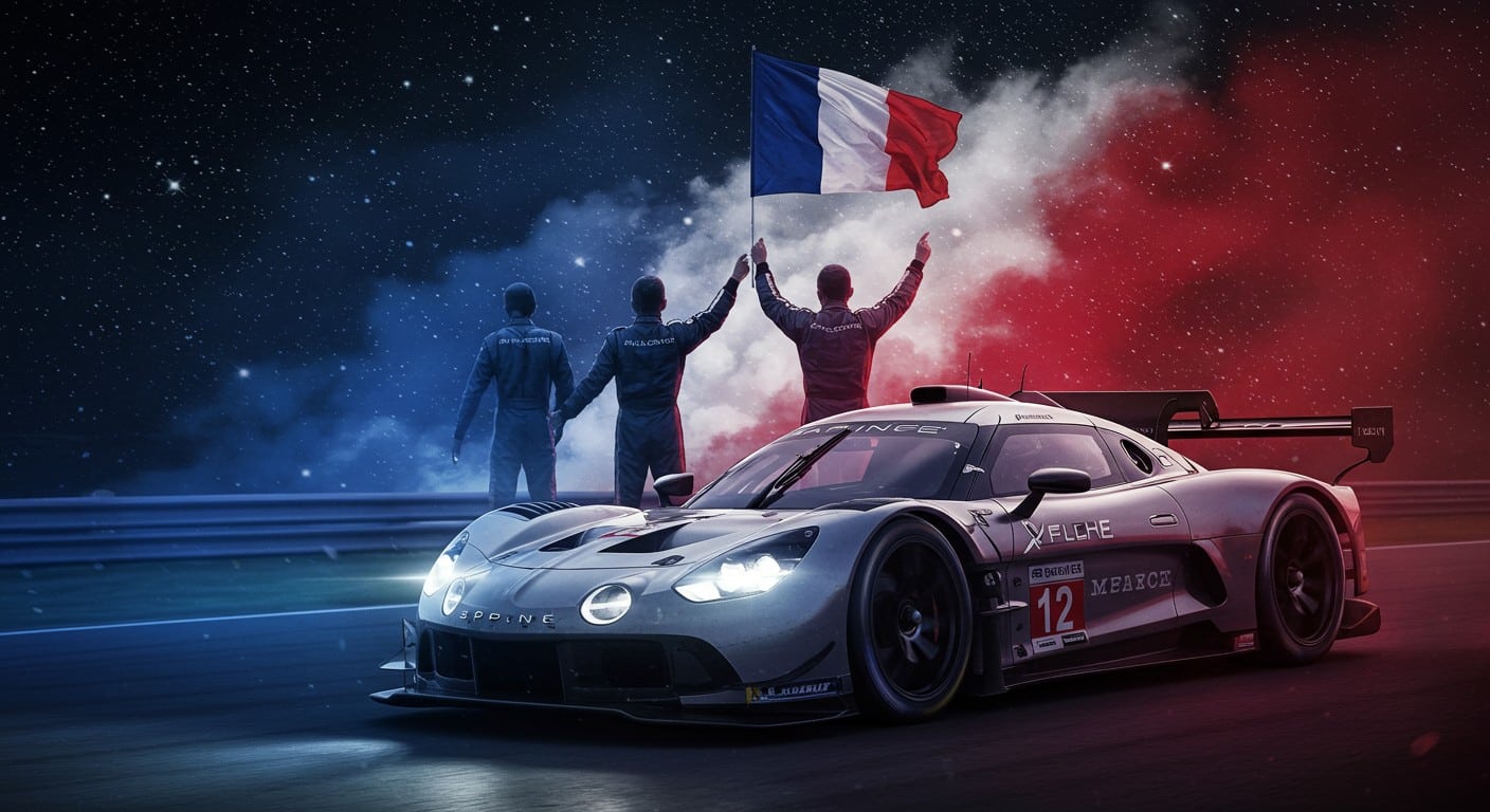 Découvrez comment Alpine mise sur ses pilotes français pour briller aux 24 Heures du Mans, mêlant fierté nationale et performance. Une saga tricolore !