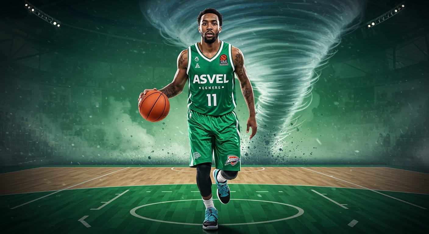 Andre Roberson vise un doublé avec l’Asvel et Oklahoma City. Entre finale Betclic Élite et NBA, découvrez son parcours et ses ambitions !
