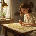 Anna Comes, 21 Ans : L’Étoile Montante de la Broderie d’Art