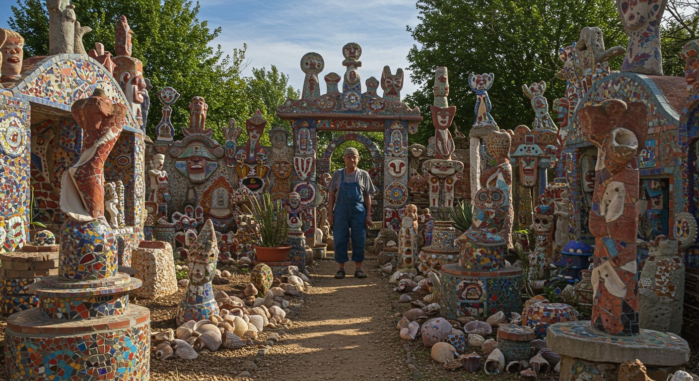 Découvrez les œuvres uniques des habitants paysagistes en Nouvelle-Aquitaine. Qui sont ces artistes autodidactes et où admirer leurs créations ?