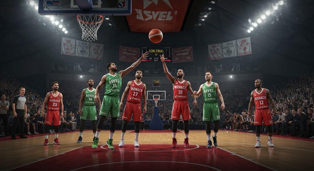 Asvel-Monaco : Heure et Chaîne TV de la Demi-Finale Betclic Élite