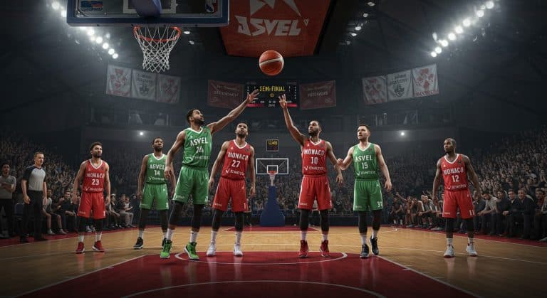 Asvel-Monaco : Heure et Chaîne TV de la Demi-Finale Betclic Élite