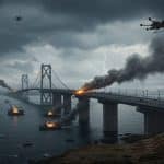 Attaques en Ukraine : Explosions et Tensions sur le Pont de Crimée
