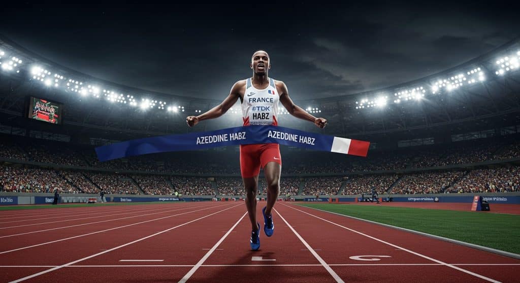 Azeddine Habz Pulvérise le Record de France du 1500 m