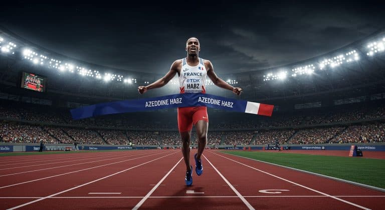 Azeddine Habz Pulvérise le Record de France du 1500 m