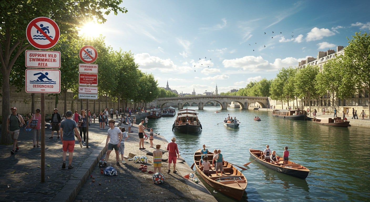 Paris ouvre des sites de baignade dans la Seine, mais craint les plongées sauvages. Amendes, surveillance : que risquent les téméraires ?
