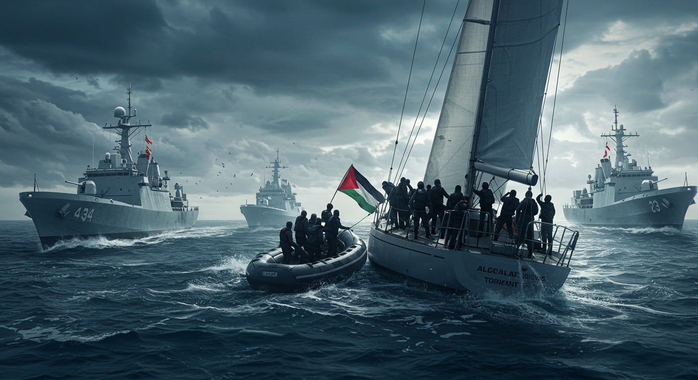 Quatre Français, dont une eurodéputée, sont détenus en Israël après l'arraisonnement d'un bateau pour Gaza. Que risquent-ils ? Découvrez leur sort.