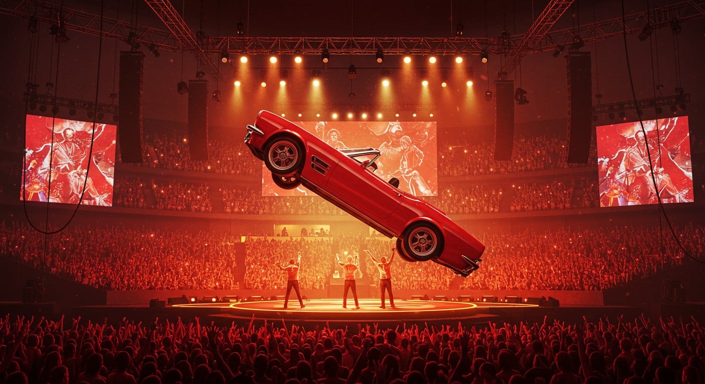 Beyoncé frôle le drame lors d’un concert à Houston : un câble rompt sur sa voiture volante. Découvrez les détails de cet incident et ses répercussions.