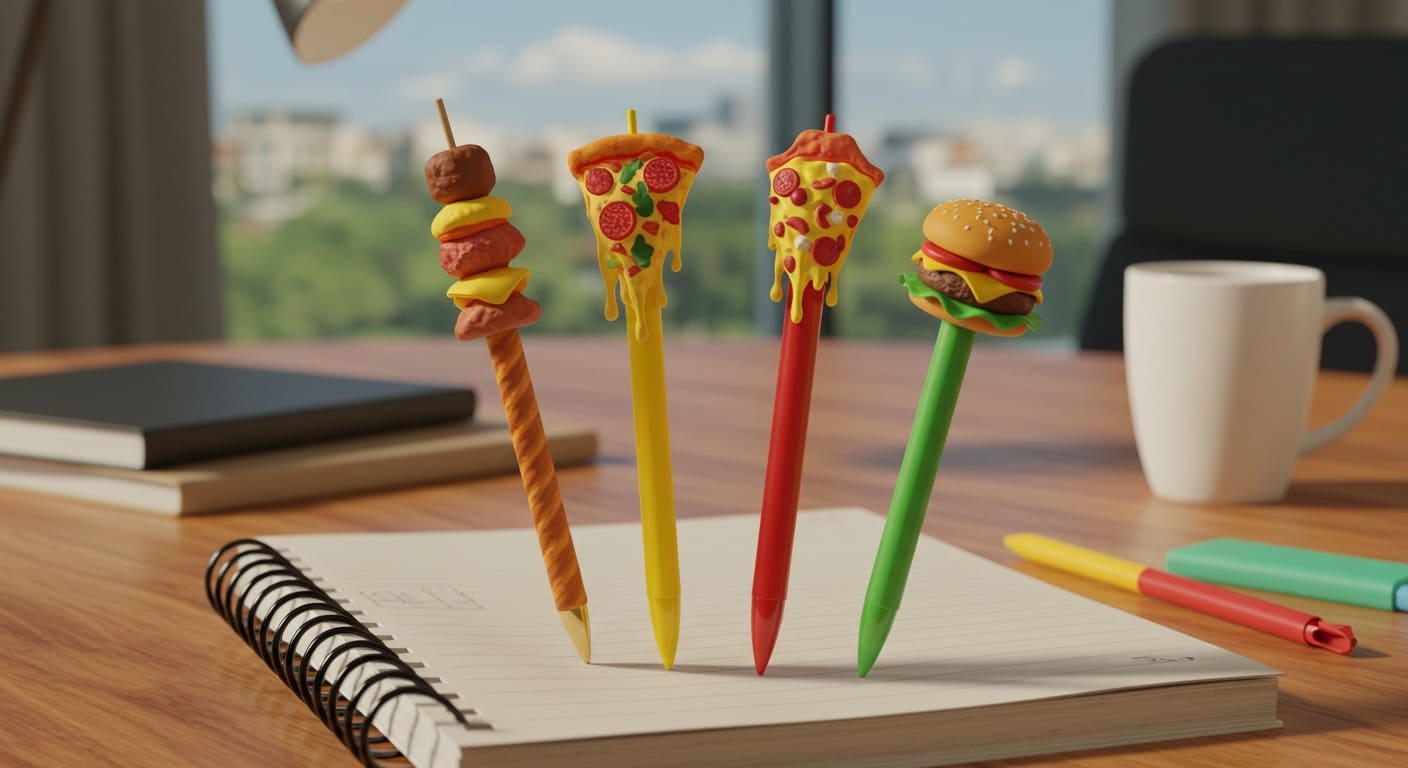 Bic transforme son poisson d’avril en réalité avec des stylos kebab, pizza et burger en édition limitée. Découvrez cette idée originale et son impact !