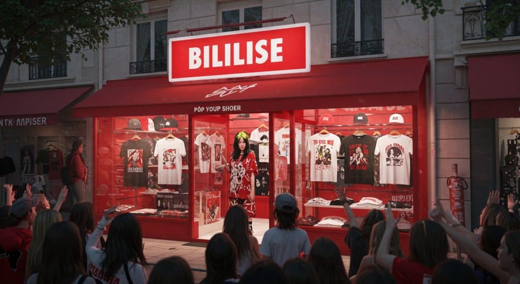 Billie Eilish : Collection Streetwear Enflamme Paris