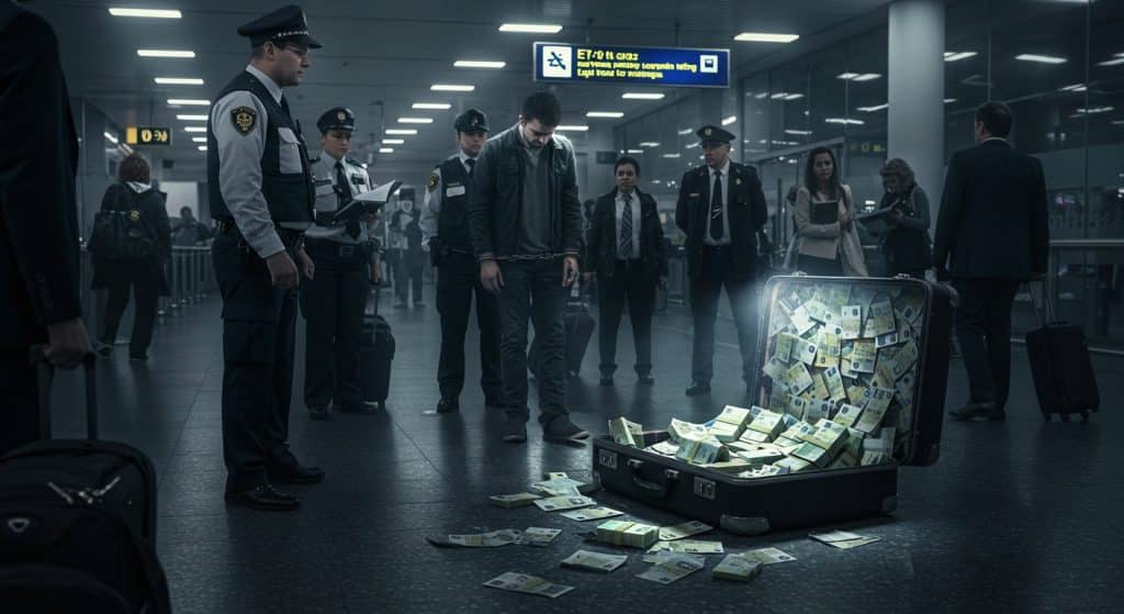 Blanchiment d’Argent : 1,4 M€ Saisi à l’Aéroport