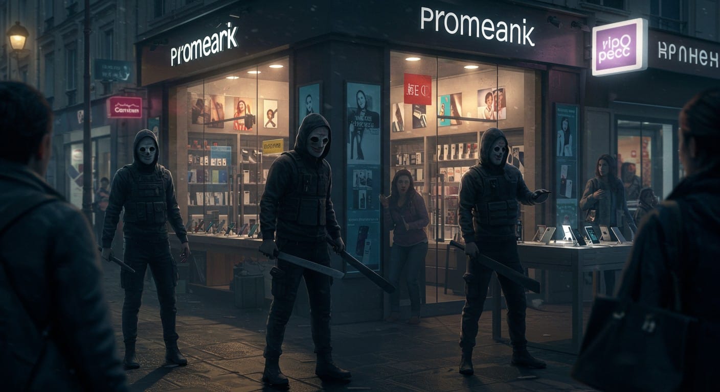 Braquage audacieux à Paris : trois hommes armés d’une machette dévalisent une boutique de téléphonie. Découvrez les détails et l’impact de cette vague de vols.