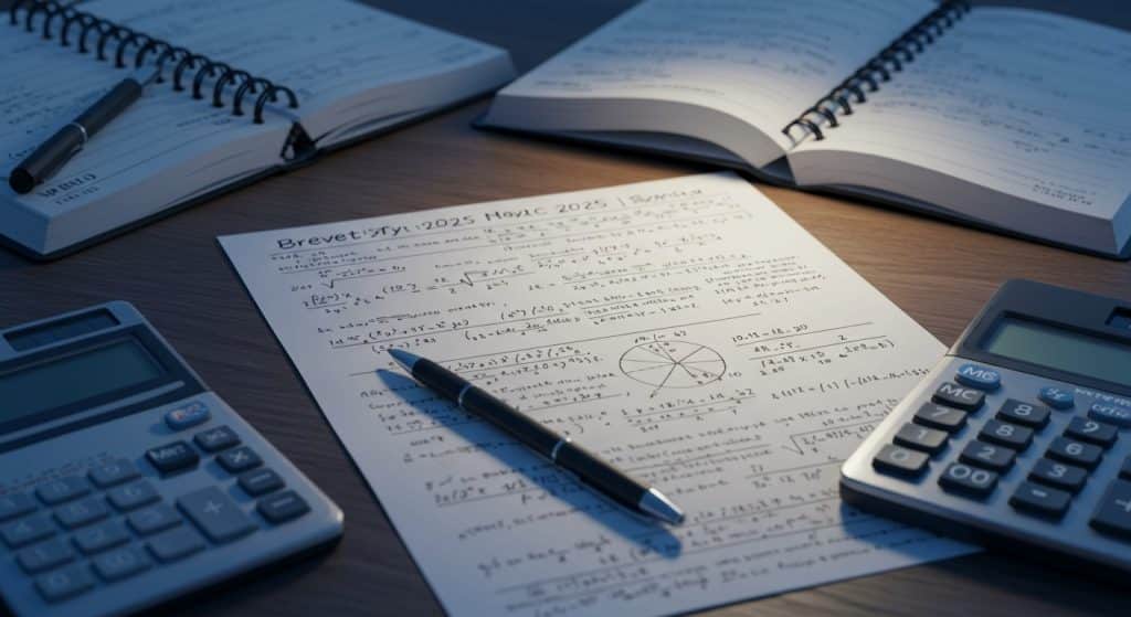 Brevet 2025 : Corrigé Complet des Maths Série Générale