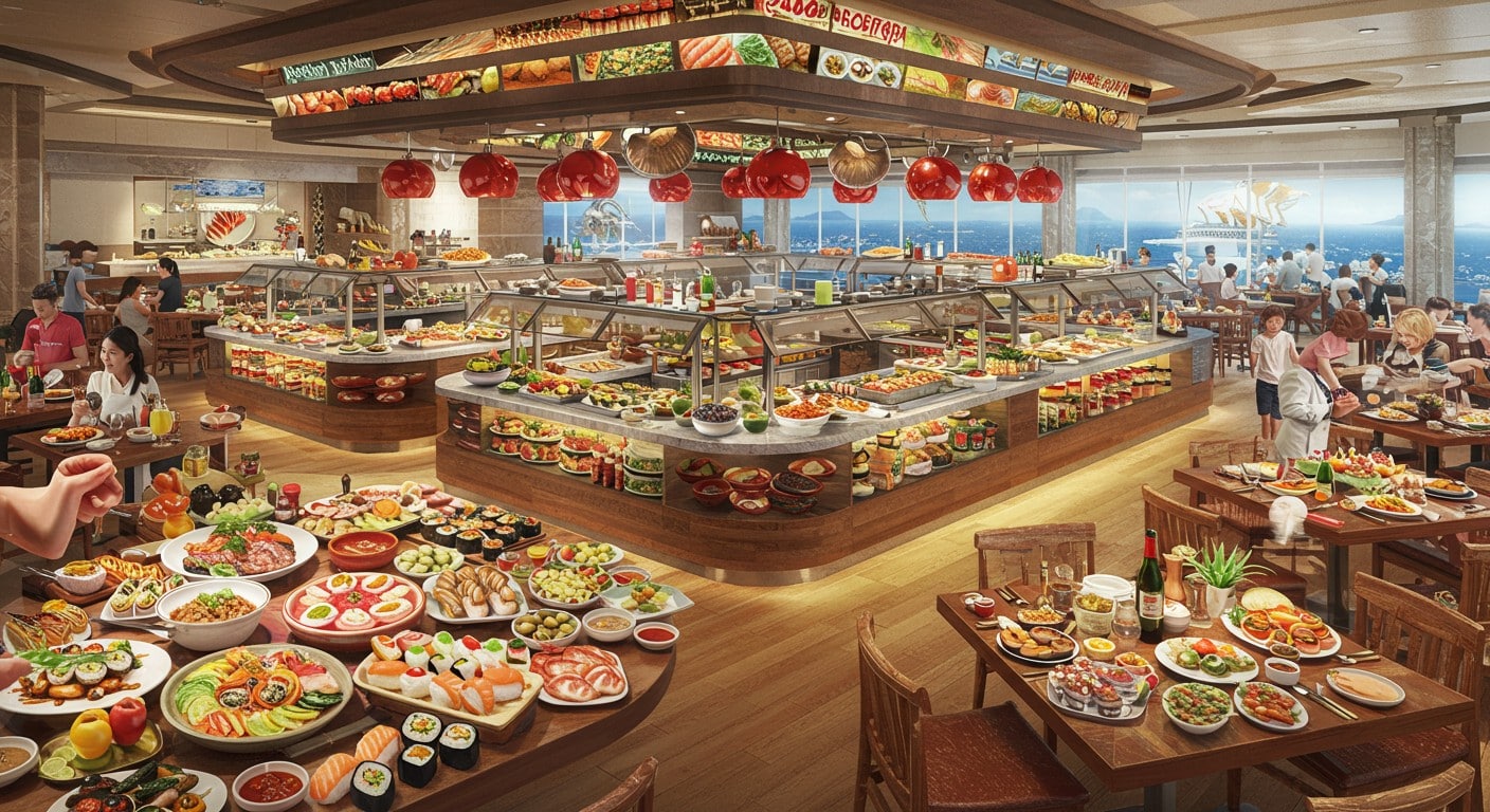 Explorez le plus grand buffet à volonté de l’Oise, avec 700 places et une cuisine variée. Plongez dans une expérience culinaire unique !