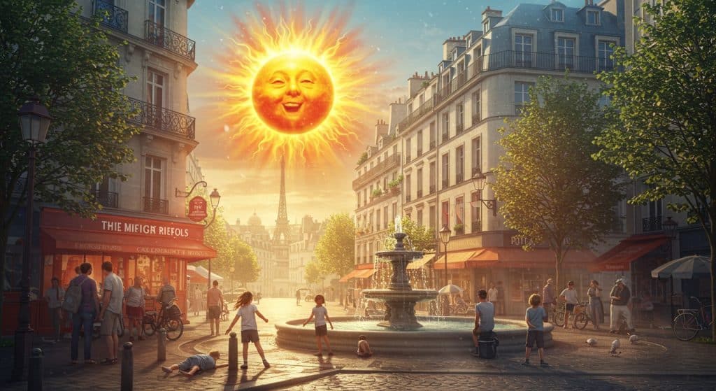 Canicule à Paris : Écoles Ouvertes, Enfants à la Maison ?